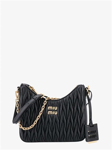 miu miu shoulder bag black|Womens Miu Miu Bags .